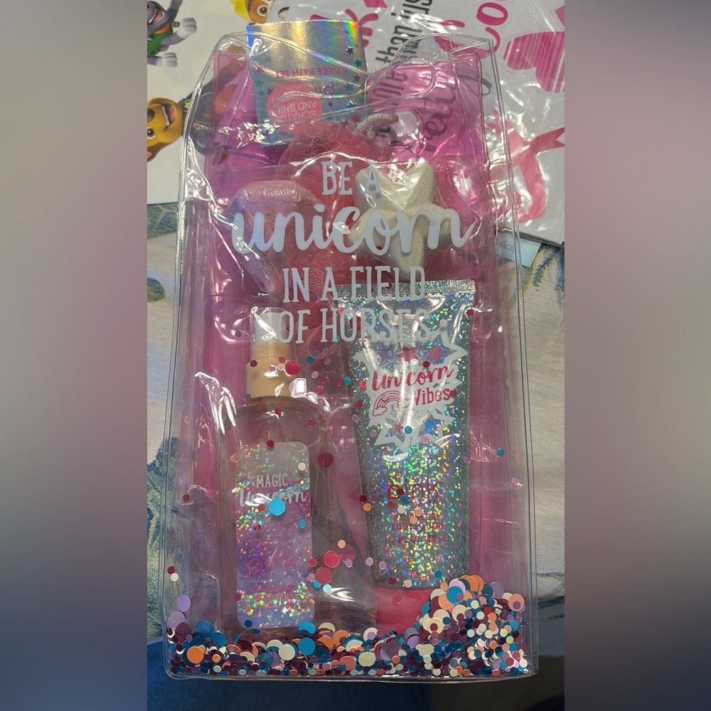 Unicorn Pink Bath & Body Set